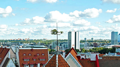 An outlook of the capital city’s old town area // 2015 Creative Commons user archer10