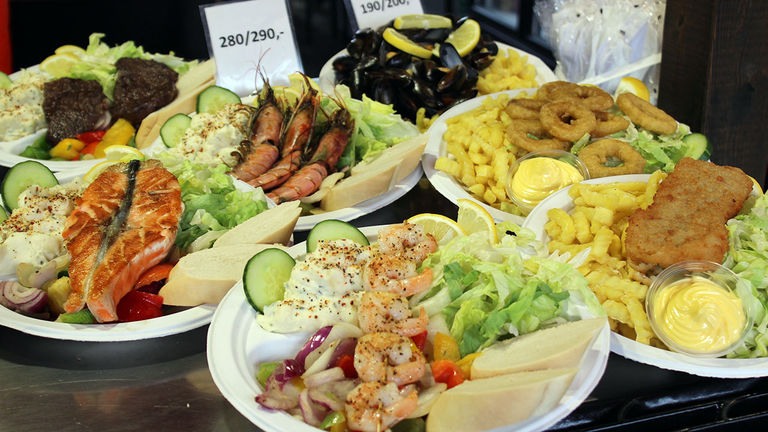 Visit the local fish market on Norway Insight’s Eco Food Tour and City of Gastronomy Tour.