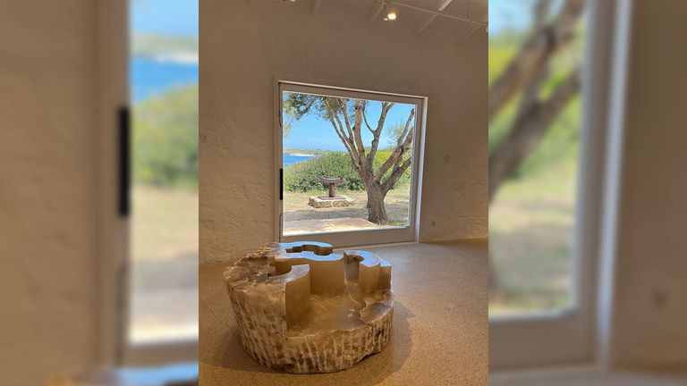 The island surroundings are on view alongside the art at Hauser & Wirth Menorca.