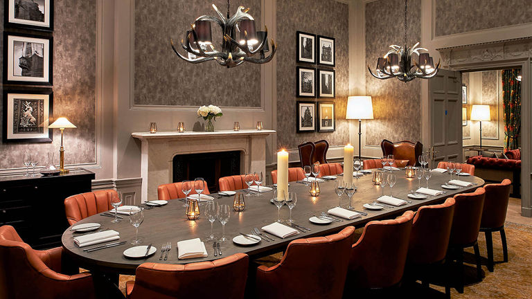 No. 33 provides guests with private dining room for entertaining.