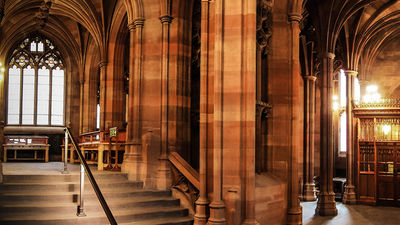John Rylands Library, known for is beautiful architecture, is another must-see attraction in the city. // © 2015 Creative Commons user aganderson