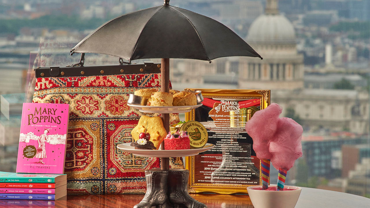 A "Mary Poppins"-themed afternoon tea will be served through April 2019 at Aqua Shard.