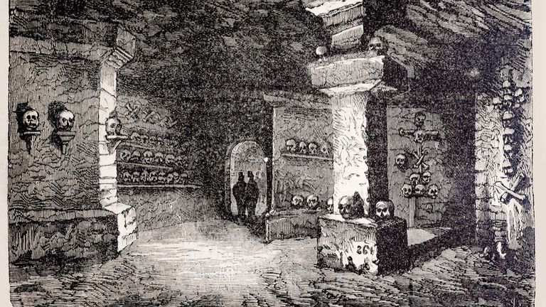 The tour operator visits the fascinating Catacombs of Paris.