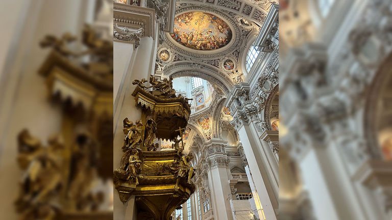 St. Stephen’s Cathedral houses an ornate interior.