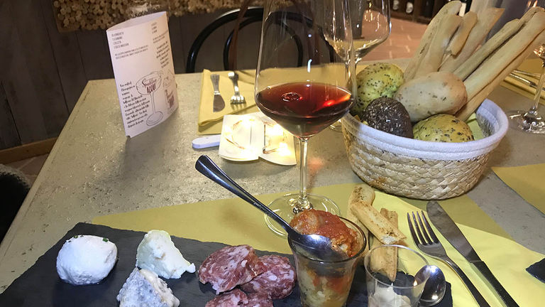 Enoteca Regionale del Monferrato offers delicious wines paired with regional specialties.