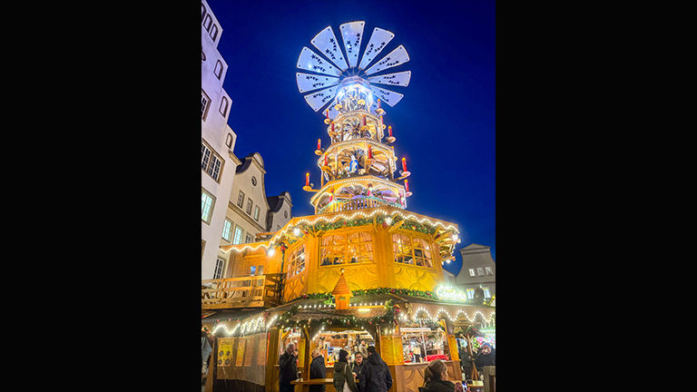 The Christmas market in Rostock/Warnemunde is the largest in Northern Germany.