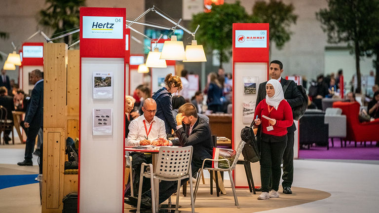 Product buyers from around the world met with Swiss suppliers in 20-minute, prescheduled business appointments.