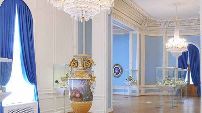 The newly opened Faberge Museum displays hundreds of objects from American publishing magnate Malcolm Forbes’ collection. // © 2014 Faberge Museum