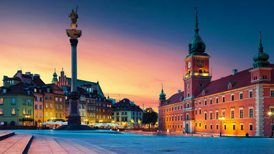 Despite its war-torn past, Warsaw has evolved into a thriving modern city.