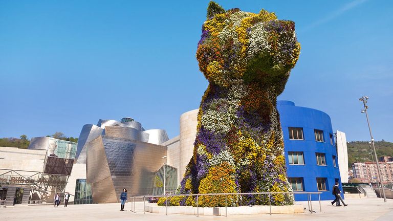Art lovers will enjoy the Guggenheim Museum in Bilbao.