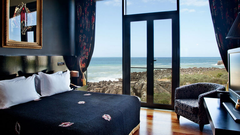 Farol Hotel features views of the Atlantic.