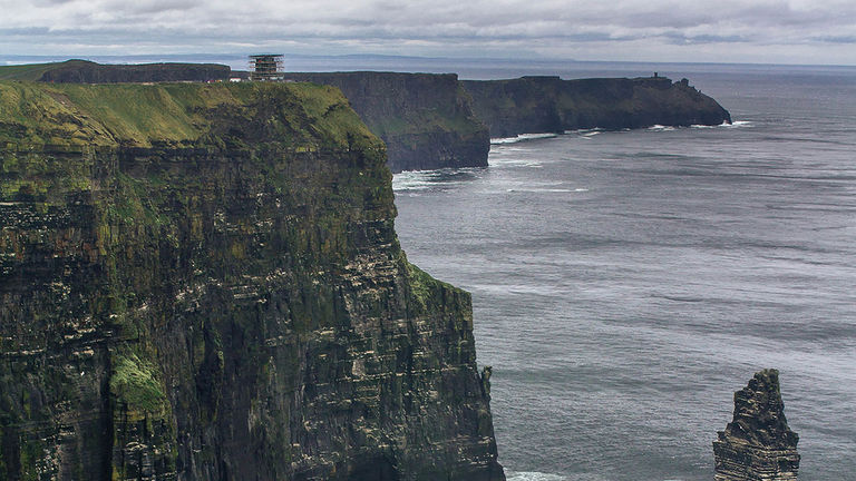 The trip featured classic Irish sites such as the Cliffs of Moher.