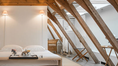 No two rooms are the same at The Dylan (pictured is a Loft suite). // © 2016 The Dylan