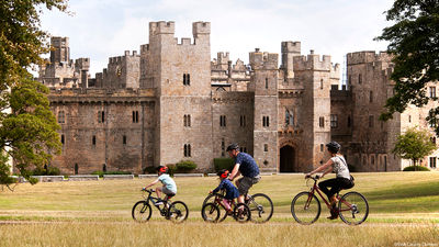 Raby Castle in County Durham, England is one of many attractions travelers can visit on a trip to the U.K.
