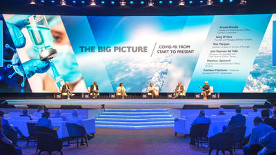 Travel industry leaders gathered in Mexico for the first in-person, large-scale event since the start of the pandemic.
