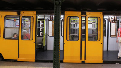As part of the local Budapest experience, Uniworld travelers walk through the city and ride the metro.
