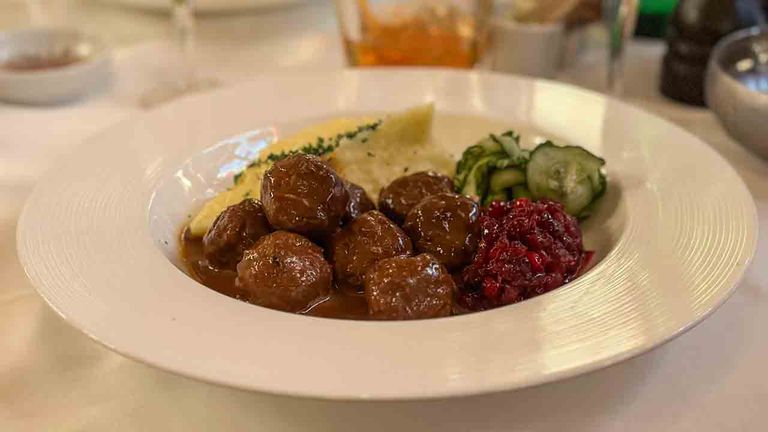 Prinsen is a top choice for classic Swedish meatballs.