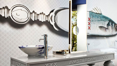 Designed by Dutch designer Marcel Wanders, the boutique hotel is full of quirky surprises. // © 2016 Andaz Amsterdam, Prinsengracht