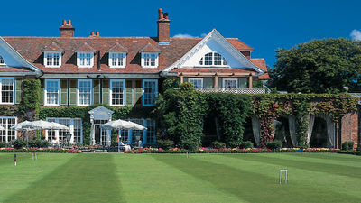 A collection of treehouse suites is available at Chewton Glen, a luxury country retreat in Hampshire, England. // © 2014 Chewton Glen F