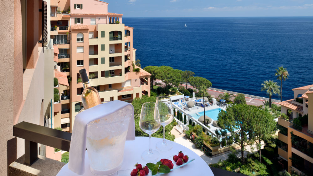 The property’s guestrooms offer stunning city and sea views.