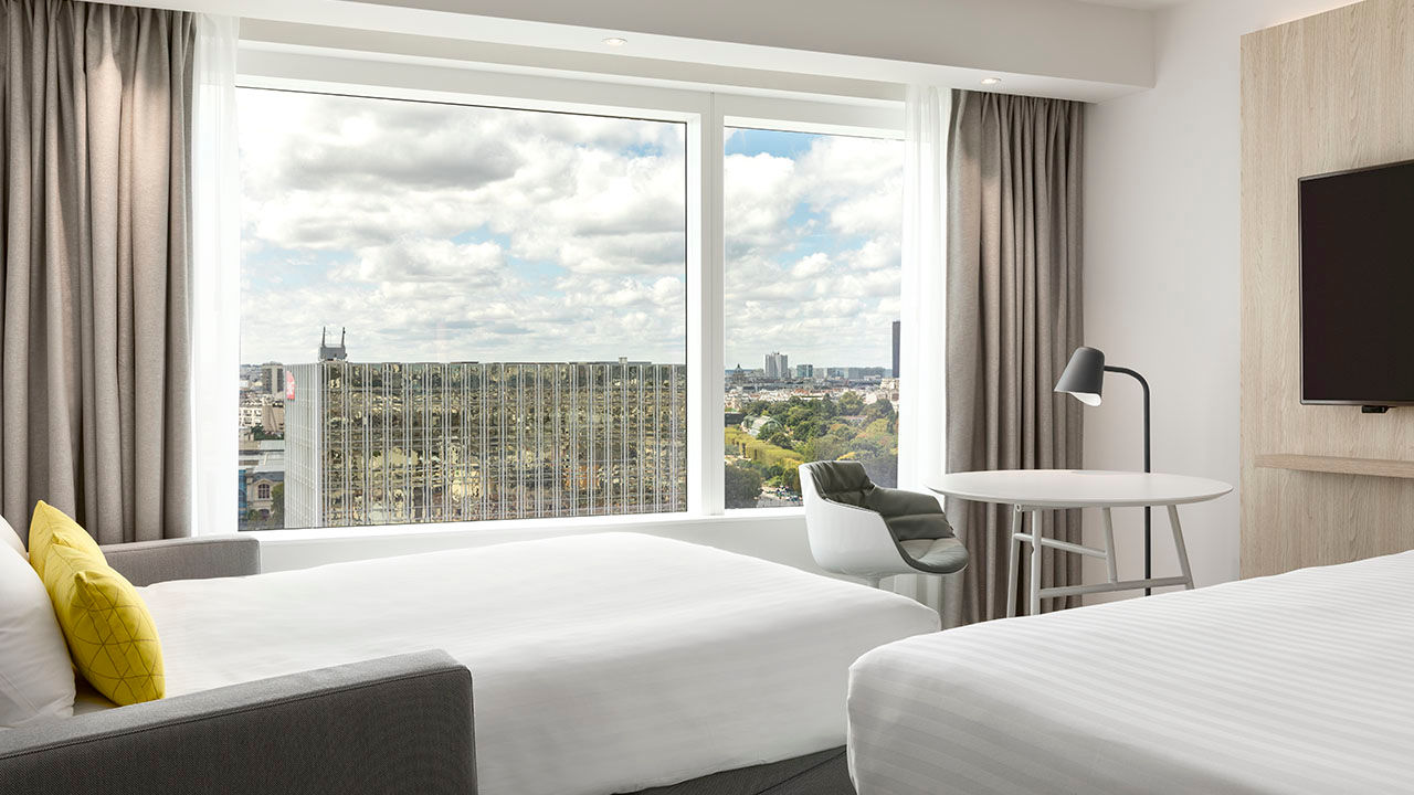 A former office building has been transformed into the 249-room Courtyard by Marriott Paris Gare de Lyon.