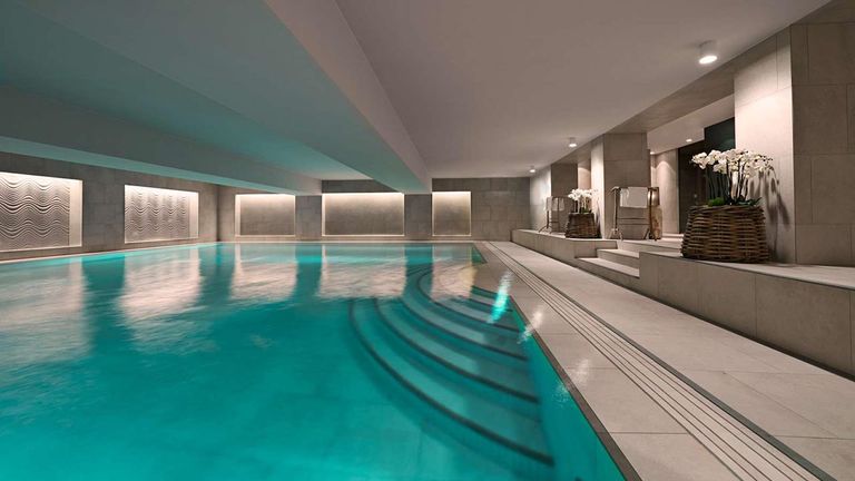 Clients can splurge on a spa treatment at the on-site Amazing Space.