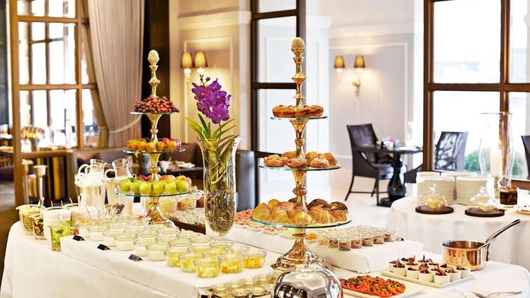 The Michelin-starred Marchal’s breakfast buffet