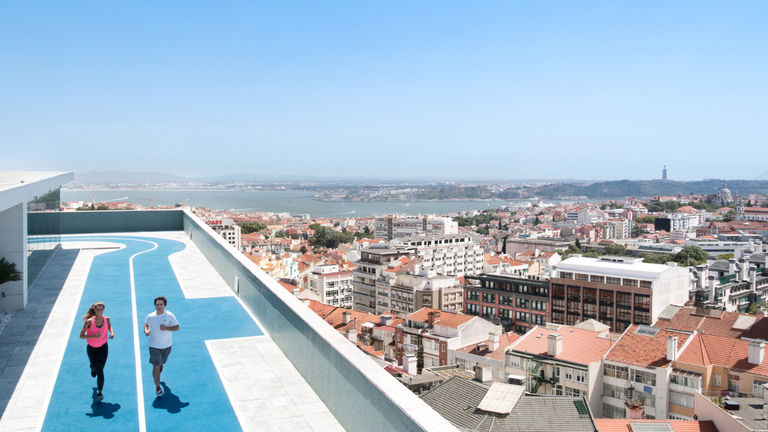 Four Seasons Lisbon Rootop Track