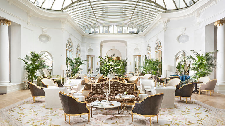 Mandarin Oriental Ritz’s light-filled Palm Court