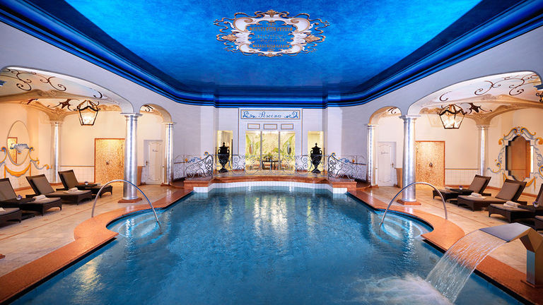 Unwind in the Dipiu Spa at Giardino Ascona in Ticino, an Italian-speaking region of southern Switzerland.