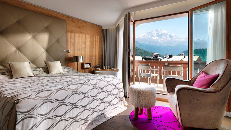 A room at Giardino Mountain in St. Moritz