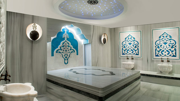 In addition to traditional treatments, Allure Spa features a hammam.