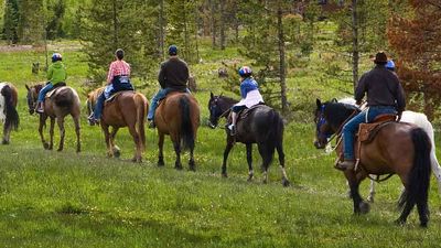 Horseback riding, square dancing and campfires are favorite dude ranch activities. // © 2014 DaveCamera 2