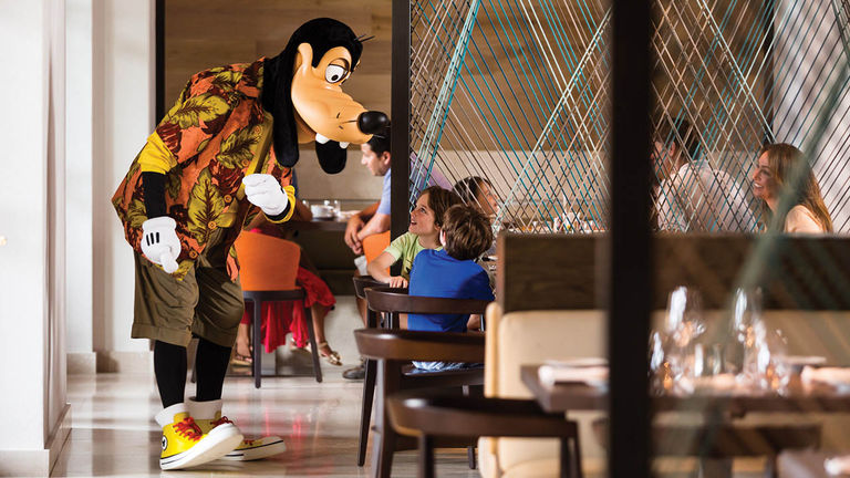 The Good Morning Breakfast with Goofy and His Pals is a fun-filled way to start the day.