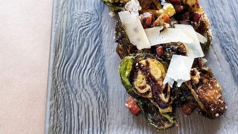 Rocksalt caters to all appetites with its small plates such as Brussels sprouts with pancetta and parmesan.