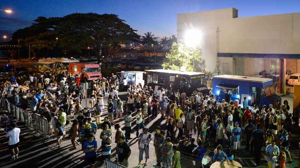 Honolulu Night Market, a monthly block party, brings visitors in touch with local culture. // © 2013 Matthew Hatae 2