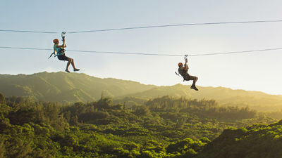 Climb Works’ new three-hour tour takes clients soaring over Keana Farms on Oahu’s North Shore. // © 2015 Climb Works/Keana Farms 2