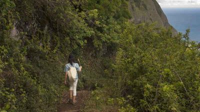 Molokai has limited access by car, which makes it ideal for hiking. // © 2013 Mark Edward Harris 2