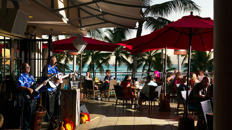 Overlooking Waikiki Beach, Tiki's Grill & Bar will feature a special event with ukulele builders and musicians on Sept. 22.