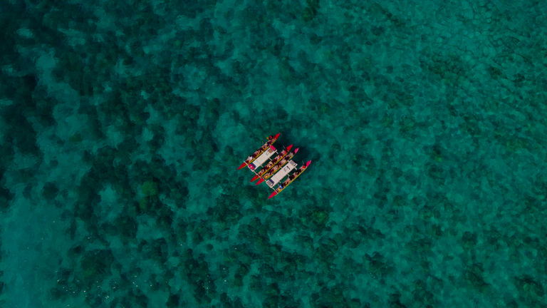 Anelakai Adventures’ uses canoes powered by paddles for its tours.