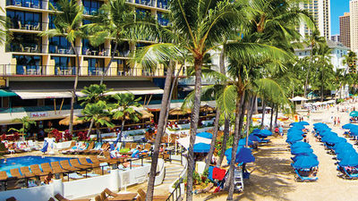Outrigger Waikiki Beach Resort is the site of the new Blue Note Hawaii. // © 2015 Outrigger Resorts