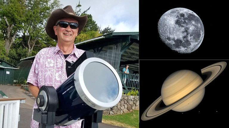 Astronomer Scott McCullough invites guests to explore the clear night skies.