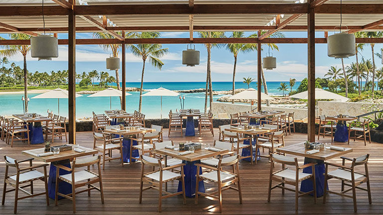 Mina’s Fish House is located at Four Seasons Resort Oahu at Ko Olina.
