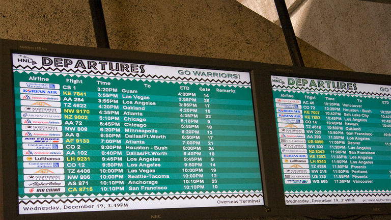 New signs, both inside and out, are helping clients navigate HNL more easily.