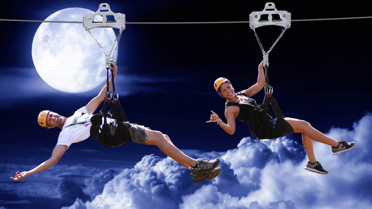 Kapalua Ziplines runs exhilarating full moon tours in the summer months.