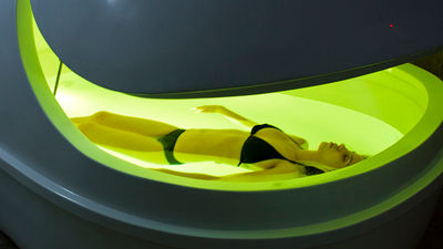 Clients drift their cares away in Grand Hyatt Kauai’s Float Pod. // © 2017 Grand Hyatt Kauai Resort & Spa