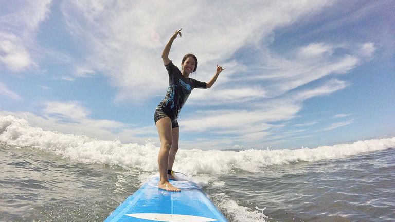 Hawaiian Paddle Sports gets budding wave-riders up and surfing.