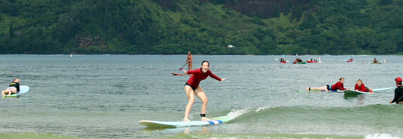 Best beginner surfing big shop island