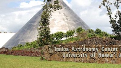 Imiloa's cone-shaped roofs are inspired by Hawaii Island's volcanoes. // © 2016 Imiloa Astronomy Center of Hawaii