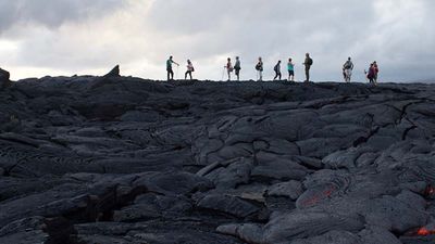 Hawaii Forest & Trail helps guests see lava in a safe and culturally appropriate manner. // © 2017 Hawaii Forest & Trail